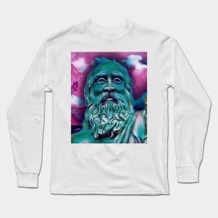 Diogenes Portrait | Diogenes Artwork 5 Long Sleeve T-Shirt